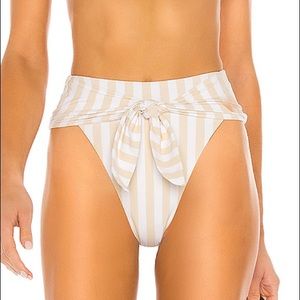 WeWoreWhat Riviera Bikini Bottom in Shortbread